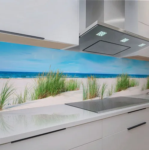 Rodnik Küchenrückwand Nordsee, ABS-Kunststoff Platte Monolith in DELUXE Qualität mit Direktdruck