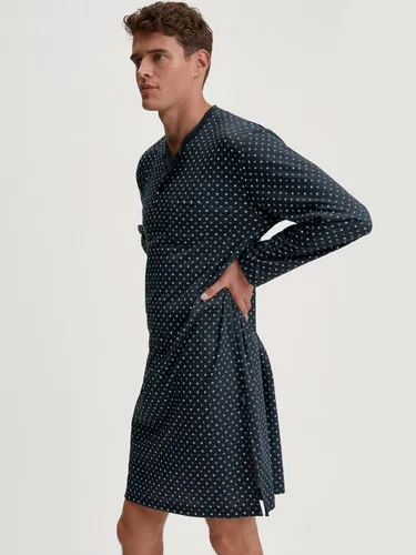 CALIDA Nachthemd Relax Streamline - Herren-Nachtwäsche aus 100% Baumwolle in Interlock-Qualität, kniefrei mit seitlichen Schlitzen für optimalen Komfort und Bewegungsfreiheit.