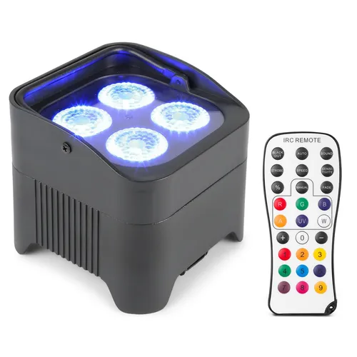 beamZ BBP94 Batterie Uplight Par 4x 10W RGBWA-UV von BeamZ