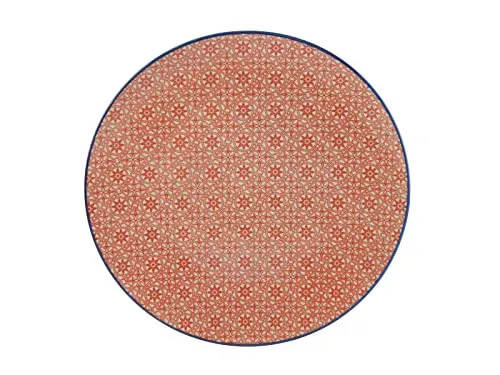 Creatable Dessertteller Mediterran rot