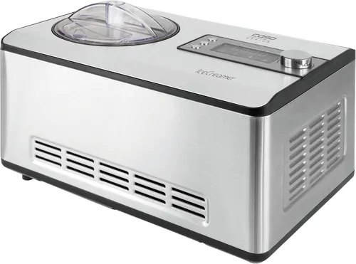 Caso IceCreamer Eismaschine (3298) - 2 Liter Kapazität, vollautomatische Eisherstellung in 30-60 Minuten mit hochwertigem Edelstahlgehäuse