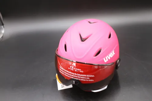 Uvex junior Visor Pro Kinder Skihelm, Gr. 52-54 cm, pink, Helm