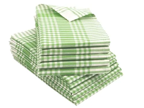 ZOLLNER Geschirrtuch Spar-Set, 10-tlg, 100% Baumwolle - Hochwertige Geschirrtücher, 50x70 cm, besonders saugfähig und langlebig. Ideal für Küche und Outdoor-Aktivitäten, waschbar bis 60°C.