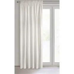 Eurofirany Villa Vorhang Samt Velvet - Schiebevorhang aus hochwertigem Samt, 290 g/m², elegant und flauschig – ideal für Wohnzimmer und Schlafzimmer in stilvollem Creme.