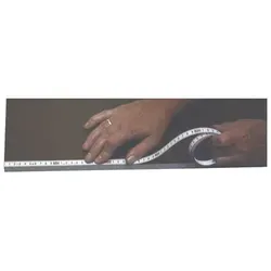 RICHTER Maßband selbstklebend - Skala von links nach rechts , 1 m