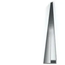 Sanowall Abschlussprofil Silber Matt