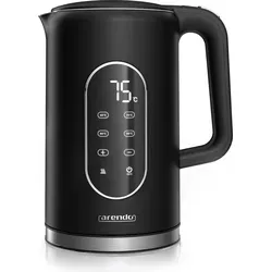 Arendo Wasserkocher 1,7 l mit Temperaturwahl 40°-100°C