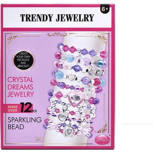 Trendiges Schmuckset Funkelnde Perlen (62072018)