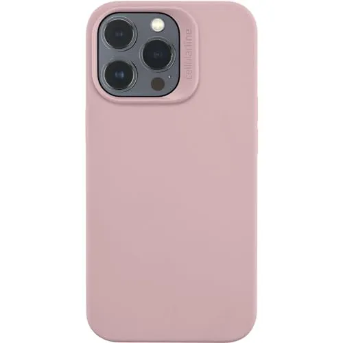 Cellularline - Sensation - iPhone 14 Pro - Soft Touch Silikongewahrsam - integrierte antibakterielle Technologie - rosa