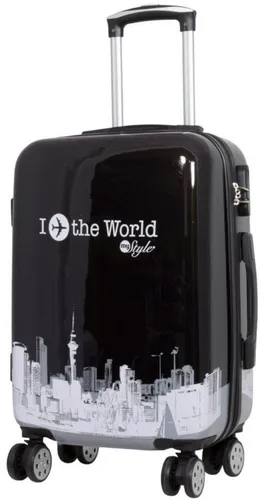 Warenhandel König Hartschalen-Trolley Fly the World