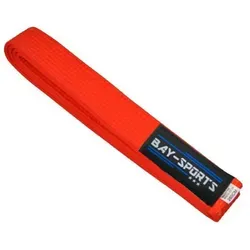 BAY-Sports Karateanzug Budogürtel Karategürtel Kampfsportgürtel orange Budogürtel, Judogürtel, Taekwondogürtel, Länge 160 cm - 350 cm 220 cm