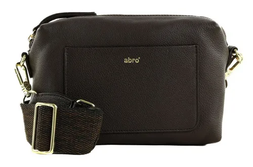 Abro Umhängetasche Crossbody Bag Raquel aus echtem Leder - Stilvolle Umhängetasche aus 100% echtem Leder mit geräumigem Hauptfach und praktischem Zipper. Ideal für den Alltag und perfekt für Ihre Essentials.