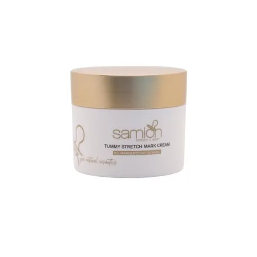 Produktbild samion | TUMMY STRETCH MARK CREAM | Dehnungsstreifen Creme | intensive Hauptpflege | lindert das Spannungsgefühl | 200ml | Vegan