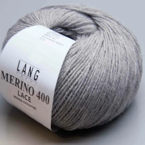 Lang Yarns Merino 400 Lace 3 - LL 200g / 25g - Nadelstärke 2,5 -