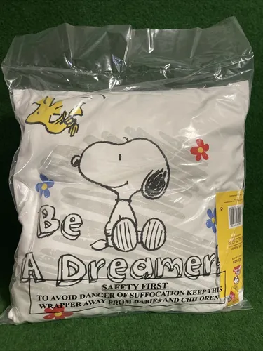 The Peanuts Dekokissen Snoopy - Be A Dreamer! - Zierkissen Kopfkissen 40 x 40 cm