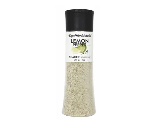 Cape Herb and Spice Gewürz, Cape Herb and Spice Lemon und Black Pepper Shaker Gewürzsalz 290g