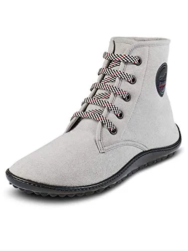 leguano Chester Light – Flexibel und Bequem in Hellgrau - Unisex Nullabsatzschuhe, ultraflexibel und optimal für den Alltag. Hergestellt in Deutschland für höchsten Tragekomfort.