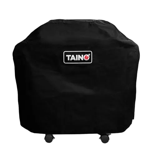 TAINO Grillabdeckhaube PLATINUM 2+1 BLACK - Hochwertige Grillabdeckhaube aus robustem Oxford-Polyester mit Klettverschluss für optimalen Wetterschutz. Ideal für Gasgrills – pflegeleicht und wasserabweisend.