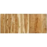 vidaXL Kopfteil 120 cm aus Massivholz Akazie - Stilvoll und Platzsparend - Klassische Betten, stabiles Kopfteil aus massivem Akazienholz, ideal für kleinen Raum, bietet hervorragende Unterstützung beim Lesen und verleiht Ihrem Schlafzimmer einen industriellen Charme.