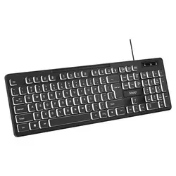 Savio KB-04 Tastatur Heimbüro USB QWERTY UK International Schwarz - Schwarz