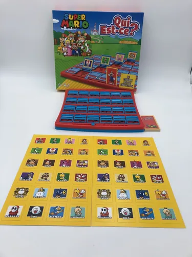 Guess Who Super Mario - Familienspiel für Kinder ab 6 Jahren, Reisespiel