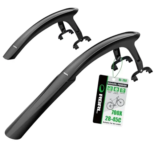 RBRL Fahrrad Schutzblech Set - Universal 28 Zoll Mudguard - Fahrradschutzbleche für 28 Zoll-Räder, robust und langlebig. Effektiver Schutz vor Schmutz und Wasser, einfach zu installieren und verstellbar für optimalen Komfort.