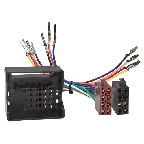 Universal Radioadapter Quadlock auf ISO frei steckbar Audi VW Skoda Seat Opel