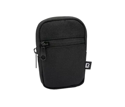 Brandit Key Pouch - Schlüsselanhänger in Schwarz, mit elastischem Band und Karabiner für sicheren Halt, ideal für Outdoor-Aktivitäten