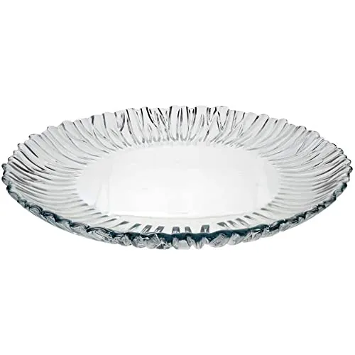 Dajar 10499 L Patisserie Aurora Kuchenplatte 31,5 cm PASABAHCE, Glas, Transparent, 31.5 cm