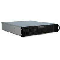 Inter-Tech 88887104 Case IPC Server 2U-20248 - 2U Rack-Gehäuse aus Stahl, ideal für ATX und MicroATX Mainboards mit effizientem Kühlsystem