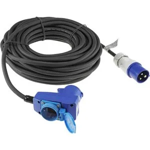 ChiliTec Verlängerungskabel 25m CEE 230 V - Verlängerungs- & Netzkabel, ideal für den Außenbereich mit IP44 Schutz, robuste Gummischlauchleitung für maximale Langlebigkeit.