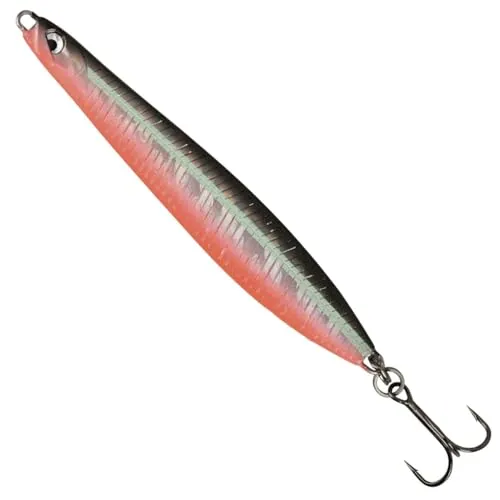 Savage Gear Seeker ISP Meerforellenblinker, Farbe:Fluo UV Red Black, Länge/Gewicht:9.8cm / 23g