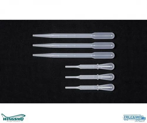 Tamiya Pipetten-Set 90mm (3) /150mm (3) 300087124 von Tamiya