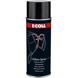 E-COLL Silikon-Spray 400ml - Lösemittel- und fettfrei - Universelles Silikonspray für Auto, Haushalt und Werkstatt. Bildet einen stabilen Schutzfilm und beseitigt Klemmen und Quietschen. Ideal als Trennmittel für verschiedene Anwendungen.
