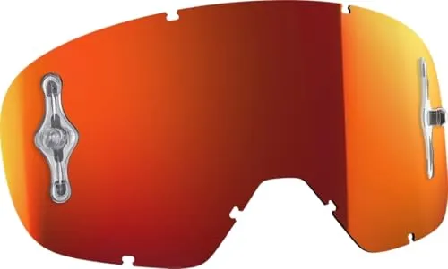 Scott Motorradbrille - Orange Chrome - Sportbrillen mit UV-Schutz und Anti-Beschlag-Beschichtung für klare Sicht und hohen Tragekomfort beim Fahren.