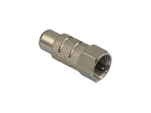 F-Adapter, Stecker/Cinchkupplung