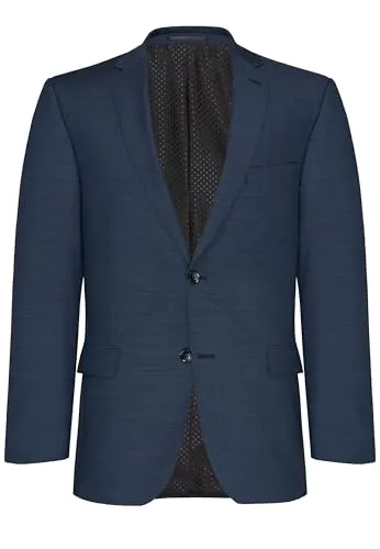 CARL GROSS Sakko CG Simson SV - Modisches 2-Knopf-Sakko für Herren mit modern fit, Brustleistentasche und elegantem Ornament-Innenfutter, ideal für formelle Anlässe.