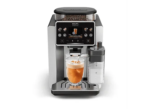 KRUPS EA918G Sensation Elite Hot & Cold Kaffeevollautomat Silber