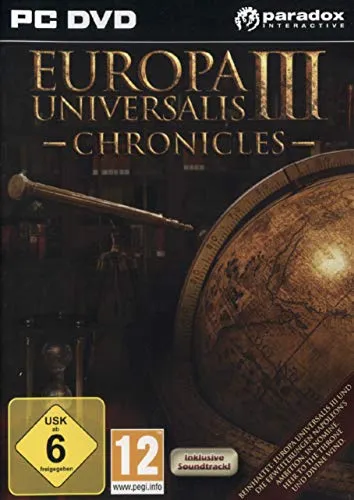 Europa Universalis III Chronicles (PC) - Strategie-Spiel für PC, erlebe epische historische Konflikte und manage dein eigenes Imperium über Jahrhunderte hinweg.