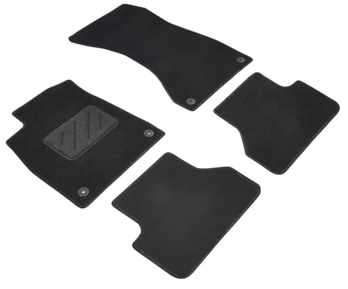 WALSER Comfort Auto Teppiche für Audi A4 Allroad B9 01/2016-Heute, 100% passgenaue Auto Fußmatten Made in Europe, Fußmatte Auto, Autoteppich Auto, Fussmatten Auto