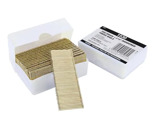 Tacwise 1530 Typ 15G / 30mm gehärtete verzinkte Stauchkopfnägel für Beton, Packung mit 1.500 Stück, Gelb