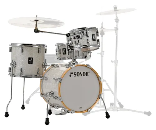 SONOR AQ2 Safari Shell Set White Pearl - Drumsets, kompaktes und leichtes Design für mobile Musiker, ideal für Auftritte und Proben unterwegs.