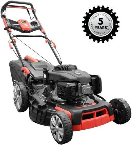 Güde Benzin Rasenmäher BIG WHEELER 534.2R 53cm - Rasenmäher mit Radantrieb und 4,8 PS Leistung, ideal für große Flächen. Ausgestattet mit Mulchkit und EASY START für müheloses Mähen.