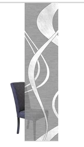 VISION S Schiebegardine TIBANO Links 260 x 60 cm - Schiebevorhänge in Bambus-Optik, halb-transparent und ideal für stilvolle Fensterdekoration. Leicht kürzbar, inklusive hochwertigem Zubehör für einfache Montage.