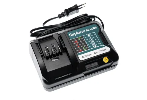 vhbw passend für Makita FD05R1, DT03R1, FD05, DT03, FD05Z, DS032DWAX1, Werkzeug-Akku-Ladetechnik