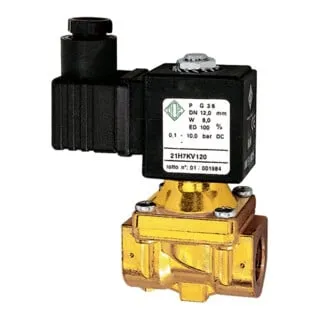 Magnetventil 2/2 vorgesteuert 230V BF3 NBR G3/8 Zoll 20bar - Sonstige Elektroinstallationsartikel – Hochwertiges 2/2-Wege-Magnetventil, ideal für Druckluft und neutrale Medien, temperaturbeständig von -10°C bis 90°C.