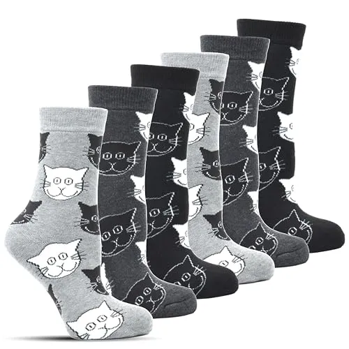 Frostfighter Damen Thermosocken (6x Paar) warme Wintersocken dicke weiche Strümpfe Vollfrottee Innenfutter (35-38, Muster 2)