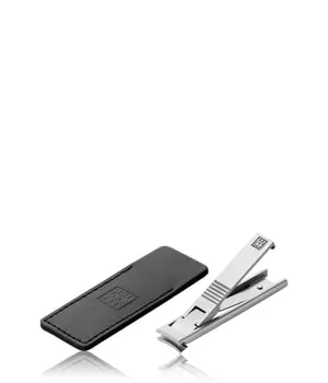 Zwilling Premium Kompakt-Nagelknipser - Nagelknipser mit starker Hebelwirkung und gebogenen Schneiden für präzises Ergebnis. Inklusive integrierter Nagelfeile und schützender Lederhülle.