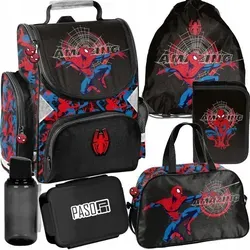 Mega Schulset – SPIDERMAN 6-teiliges Schulranzen-Set für Jungen & Mädchen