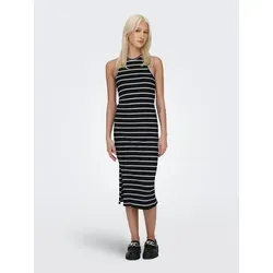 ONLY Onlbelfast Stripe S/L Mididress JRS Noos - Stylisches Midikleid für Damen von ONLY, perfekt für Freizeit und besondere Anlässe mit elegantem Streifenmuster.